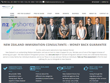 Tablet Screenshot of newzealandshores.com